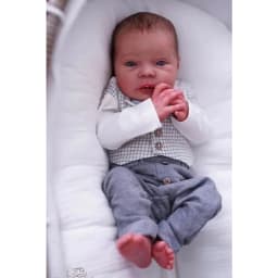 Blank Unpainted Reborn Baby Doll Kit Mayven 19 Inch 48cm DIY Doll Components for Doll Artists