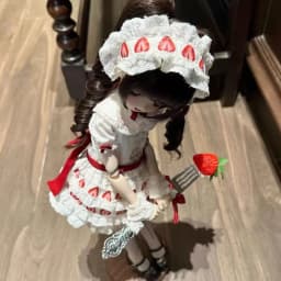 (customization 30day)BJD doll clothes suitable for 1/4 azone size white set clothes set doll accessories (3 points)