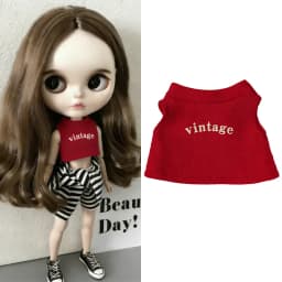 For Blythe Doll Striped Vest Hoodie Outfit Clothing Solid Color T-Shirt Sweater Clothes Suit OB22 OB24 1/6 Long Leg HelloKitty