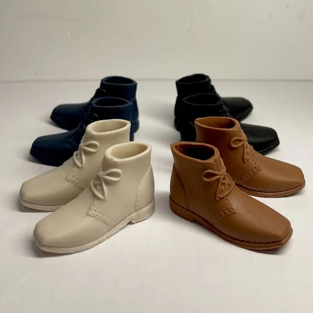 New Fashion Prince Male Doll Shoes Multistyles Plastic Kids Doll Shoes Doll Decors Parts for Ken Dolls for 1/6 Male Doll