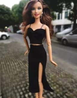 New style Toy accessories pink pretty dress clothes for 1/6 Scale BB FR Dolls