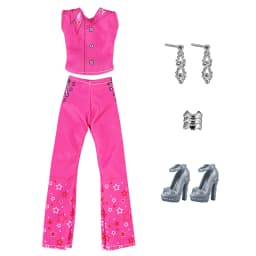 New style Toy accessories pink pretty dress clothes for 1/6 Scale BB FR Dolls