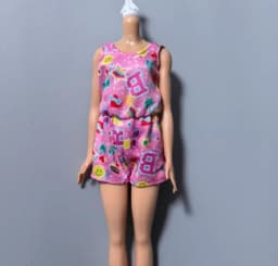 New style Toy accessories pink pretty dress clothes for 1/6 Scale BB FR Dolls