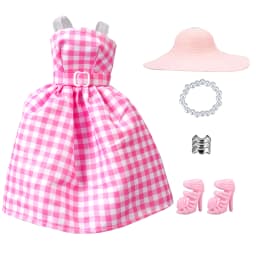 New style Toy accessories pink pretty dress clothes for 1/6 Scale BB FR Dolls