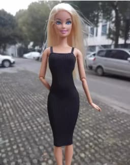 New style Toy accessories pink pretty dress clothes for 1/6 Scale BB FR Dolls