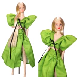 New style Toy accessories pink pretty dress clothes for 1/6 Scale BB FR Dolls