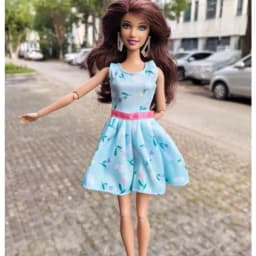 New style Toy accessories pink pretty dress clothes for 1/6 Scale BB FR Dolls