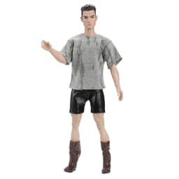 33cm Height Doll Full Set Male Doll with Clothes Suit Dress Up Toy