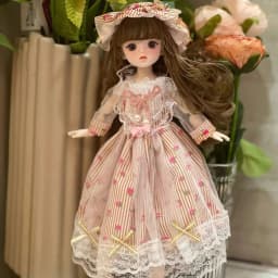 Sweet 1/6 30cm Doll 1/6 BJD Skirt Handmade DIY Doll'S Lolita Dress Replace Kids Gift 30cm Doll Clothes Cotton Doll