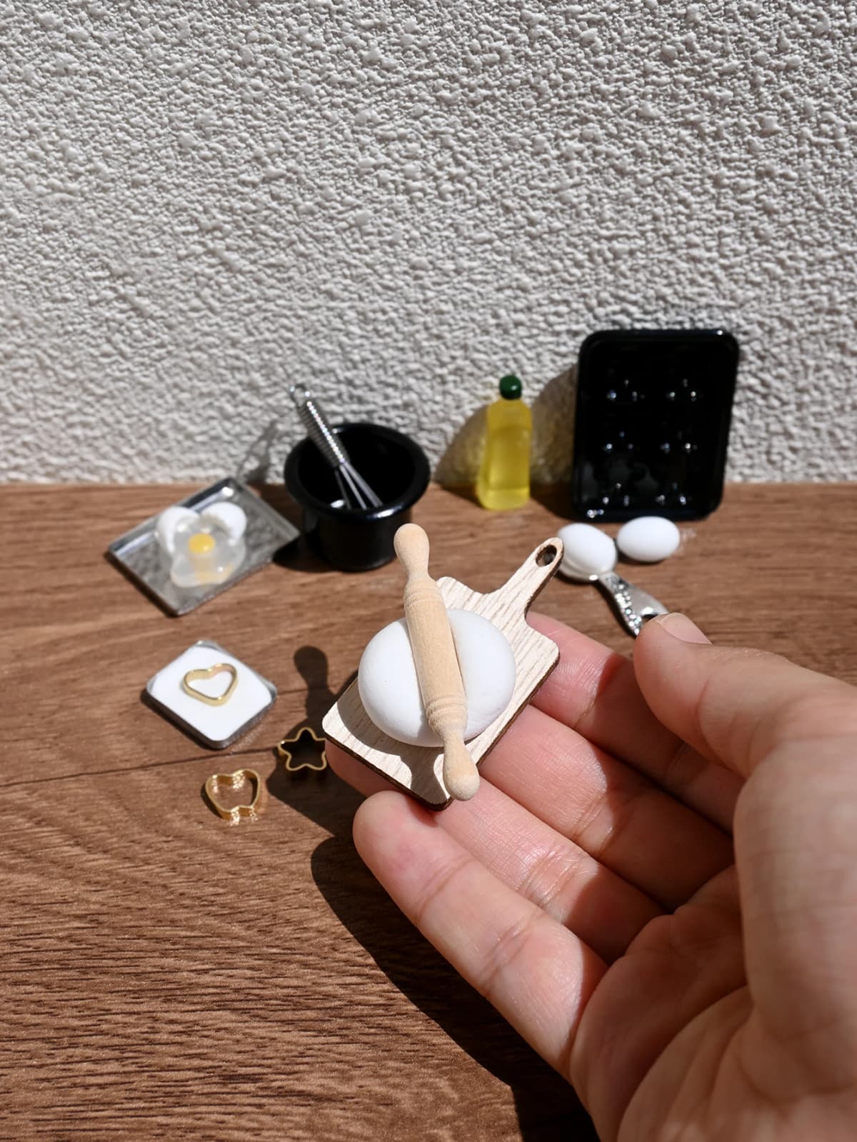 A Miniature Baking Set Decoration, Dollhouse Accessories, Model House Decoration, Model House Accessories, Photography Props, Micro Landscape Decorations, Miniatures Decoration, Small Gifts, Giveaways, Home Decor Items