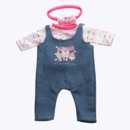 43CM and 18 Inch Doll Fashionable Jumpsuit Set, Suitable for Daily Fashionable Dressing of Dolls, Jumpsuit Set for 43CM Dolls