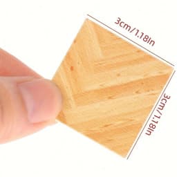 9 Mini Floors: 1:12 30X30MM Kitchen, Dining Room, Toilet Scene Floor DIY Decoration Accessories