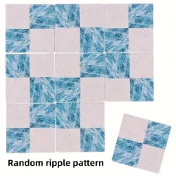 9 Mini Floors: 1:12 30X30MM Kitchen, Dining Room, Toilet Scene Floor DIY Decoration Accessories