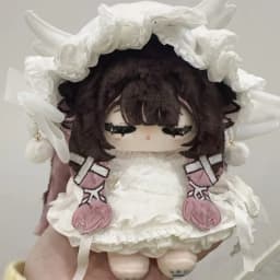 20cm Anime Game Genshin Impact Damselette Columbina Kawaii Cosplay Soft Cotton Doll Body Cartoon Diy Dress Up Toy Figures Gifts