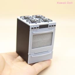 1/12 Dollhouse Miniature Gas Stove With Oven Model Kitchen Scene Decoration Dollhouse Sand Table Photo Props Pretend Play Toys