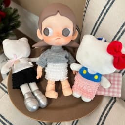 Sweet Summer Doll Clothes Lace Trim Pleated Skirt Fit Zsiga Cotton Doll Mini Doll Dress Up Outfit Photography Accessories