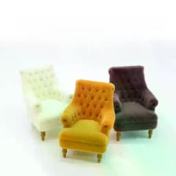 1 piece of furniture scene decoration mini single sofa chair 1:12/1:20/1:25/1:30 ratio
