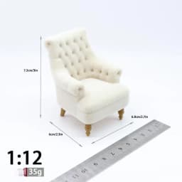 1 piece of furniture scene decoration mini single sofa chair 1:12/1:20/1:25/1:30 ratio