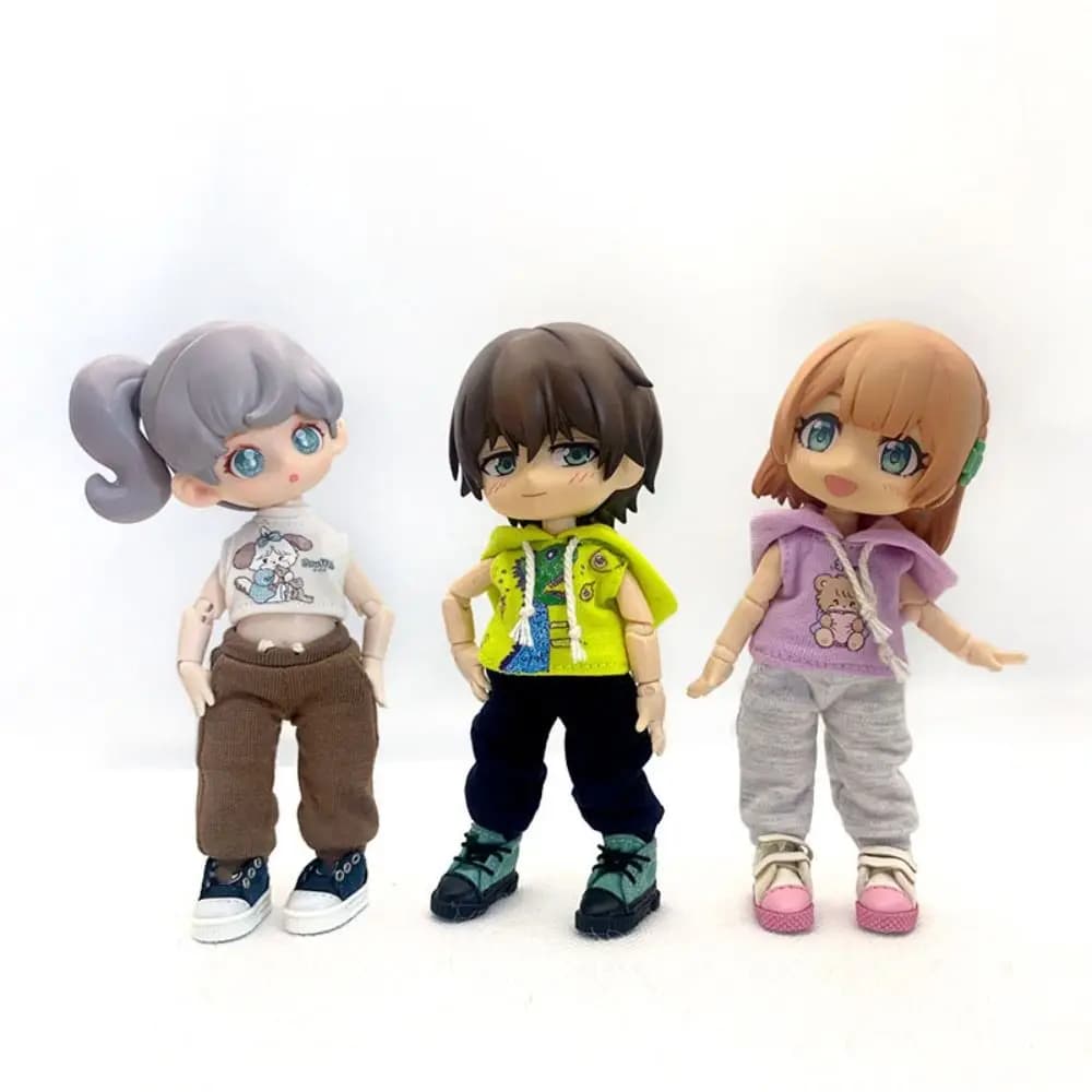 Fashion Doll Pants Casual Long Pocket Leisure Rope Clothes Doll Clothes Accessories 8 Colors Doll Sport Trousers