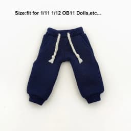 Fashion Doll Pants Casual Long Pocket Leisure Rope Clothes Doll Clothes Accessories 8 Colors Doll Sport Trousers