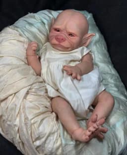 NPK 19 Inches Reborn Robbie Unpainted Unassembled Unfinished Doll Parts DIY Blank Reborn Doll Kit