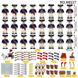Children's Building Blocks Toy Mini Figure Humanoid Dolls Cartoon Character Birthday Gift Educational Playset for Kids