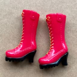 Colorful 1/6 Licca Doll Shoes for Female Dolls Blue White Green Purple Red Boots Decorative Doll Parts Accessories