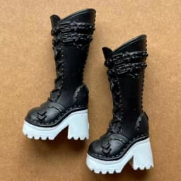 Colorful 1/6 Licca Doll Shoes for Female Dolls Blue White Green Purple Red Boots Decorative Doll Parts Accessories