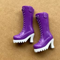 Colorful 1/6 Licca Doll Shoes for Female Dolls Blue White Green Purple Red Boots Decorative Doll Parts Accessories