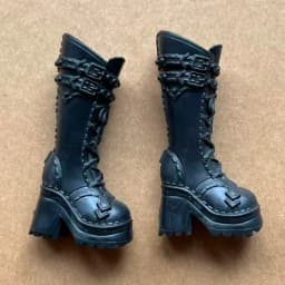 Colorful 1/6 Licca Doll Shoes for Female Dolls Blue White Green Purple Red Boots Decorative Doll Parts Accessories