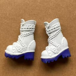 Colorful 1/6 Licca Doll Shoes for Female Dolls Blue White Green Purple Red Boots Decorative Doll Parts Accessories