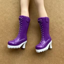 Colorful 1/6 Licca Doll Shoes for Female Dolls Blue White Green Purple Red Boots Decorative Doll Parts Accessories