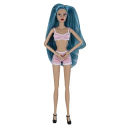 Newest 12 Inch Doll Kids Toys Body For Dolls Head With Long Hair Accessories Fashion Female Figure Girl' DIY Play Toy Present