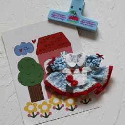 High Quality Handmade Lovely Clothes Cute Lolita Dolls Clothes 5 Colors Princess Dress For 10cm Cotton