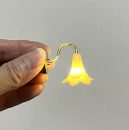 27 Styles Miniature Lights for Dollhouse: Christmas Bells, Ghost Lanterns & Flower Lamps - 1:12 Scale BJD Room Decor