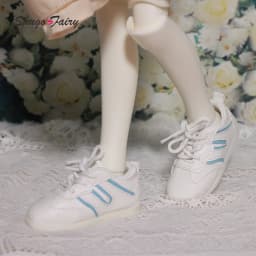 Shuga Fairy Bjd Shoes 1/4 Toy Flat Sport Shoes Adjustable Shoelace 6 Colors WX4-427 Ball Jointed Doll Accessories