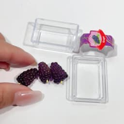 [F] 1 Set Doll Accessories Toys New 1/6 Dollhouse Miniature Food Supermarket Vegetable Fruit With Clear Box