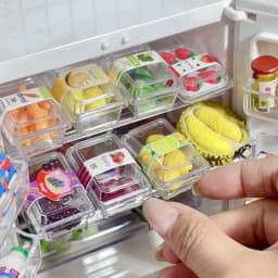[F] 1 Set Doll Accessories Toys New 1/6 Dollhouse Miniature Food Supermarket Vegetable Fruit With Clear Box