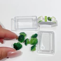 [F] 1 Set Doll Accessories Toys New 1/6 Dollhouse Miniature Food Supermarket Vegetable Fruit With Clear Box