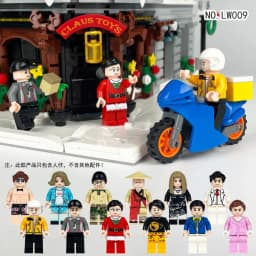 Children's Building Blocks Toy Mini Figure Humanoid Dolls Cartoon Character Birthday Gift Educational Playset for Kids
