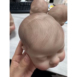 18 Inch Already Painted Kits/Unpainted Blank Kits Esenia Lifelike Reborn DIY Doll Parts With Cloth Body Collectible Art Doll