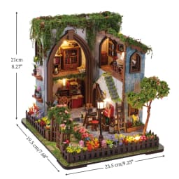 DIY Wooden Miniature Doll House Model Kits 3D Puzzle Dollhouse With Furniture for Friends Birthday Gifts Home Decoration Crafts