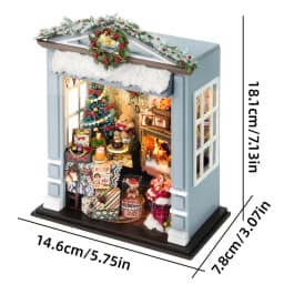 DIY Wooden Miniature Doll House Model Kits 3D Puzzle Dollhouse With Furniture for Friends Birthday Gifts Home Decoration Crafts
