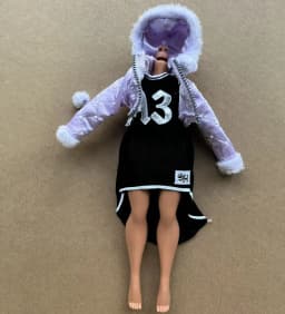 1/6 Scale Big Fashion Sister Rainbow Doll Clothing Set with Dress Coat Pants Socks - Female Doll Accessories