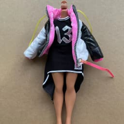 1/6 Scale Big Fashion Sister Rainbow Doll Clothing Set with Dress Coat Pants Socks - Female Doll Accessories