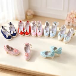 Dream Fairy Shoes For 1/3 BJD Suit for SCG Doll 7cm Size Foot Cute DBS Accessories