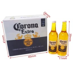 1Set 1:12 Scale Mini Beer Bottle Model Dollhouse Accessories DIY Mini Shop Pretend Play Decor