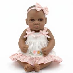 NPK 12 Inch Girl Doll Full Vinyl Body Bath Toy Simulation Play Doll for Birthday Gift Clearance Sale