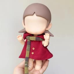 6 Styles Knitted Cape Cloak And 5 Colors Striped Scarf Set for 1/6 Scale Jointed Doll DIY Winter Outfit Accessories