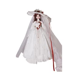 ShugaFairy Cassandra F BJD 1/4 Resin Full Set Noble Revenge Heiress Grinning Head with Wide-Brim Hat Handmade Ball Jointed Doll